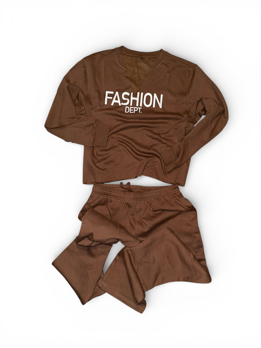 FASHION INC Brown Set